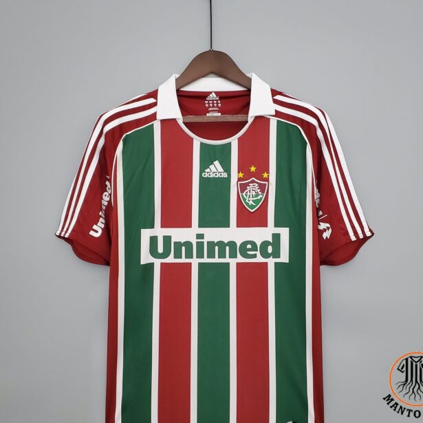 Camisa Futebol Fluminense - Modelo Retrô 2009 - Tricolor
