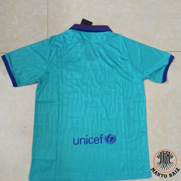 Miniatura de Camisa Futebol Barcelona- Azul Claro – Modelo 2020