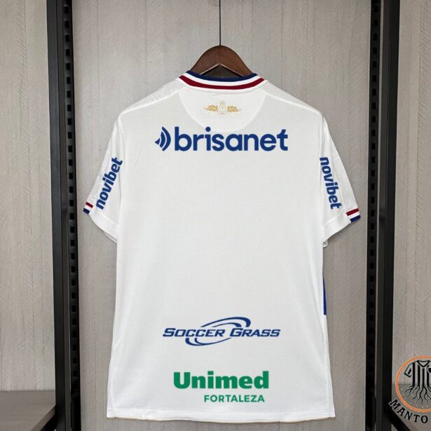 Miniatura de Camisa Futebol Fortaleza – Modelo 2024 – Branca com Patrocínio