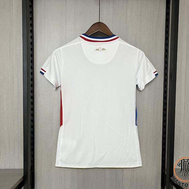 Miniatura de Camisa Futebol Fortaleza – Modelo Feminina 2024 – Branca