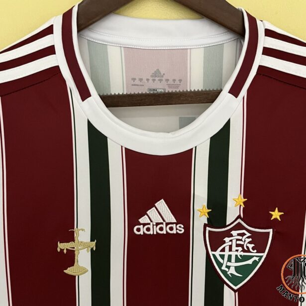 Miniatura de Camisa Futebol Fluminense – Modelo Retrô 2012 – Tricolor – Mandante