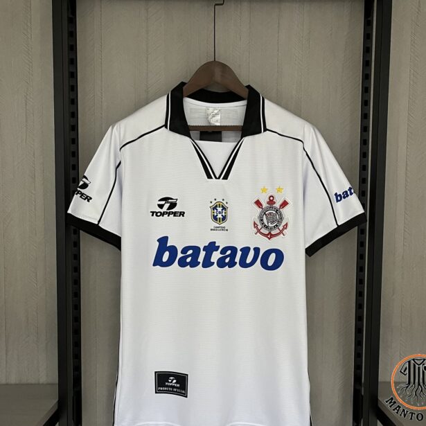 Camisa Futebol Corinthians - Modelo Retrô 1999