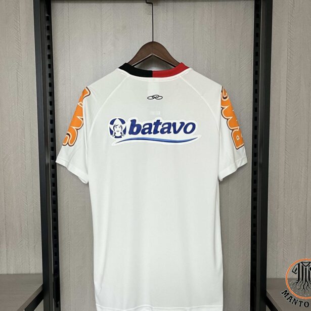 Miniatura de Camisa Futebol Flamengo – Modelo Retrô 2010 – Branca
