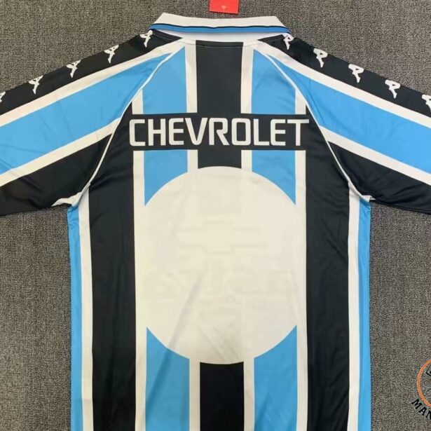 Miniatura de Camisa Futebol Grêmio – Modelo Retrô 2000 -Tricolor