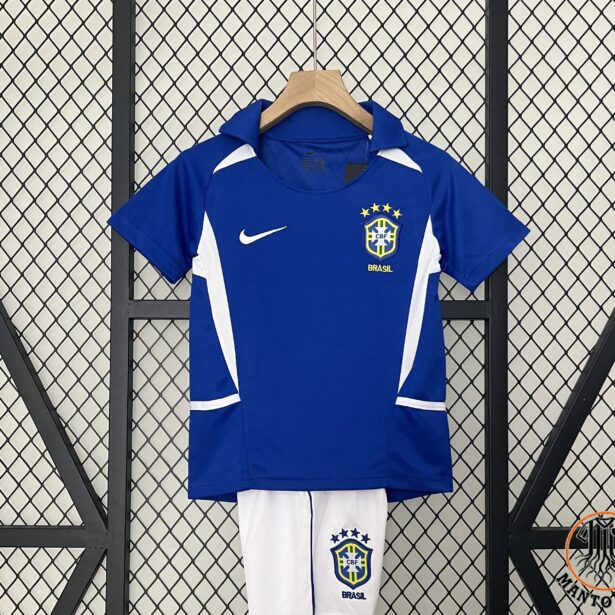 Kit Camisa e Shorts Futebol Seleção Brasileira - Infantil