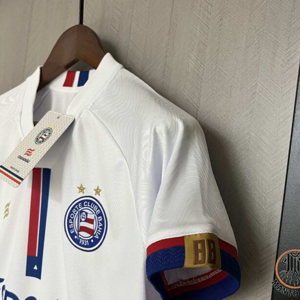 Miniatura de Camisa Futebol Bahia – Modelo Feminina 2024 – Branca