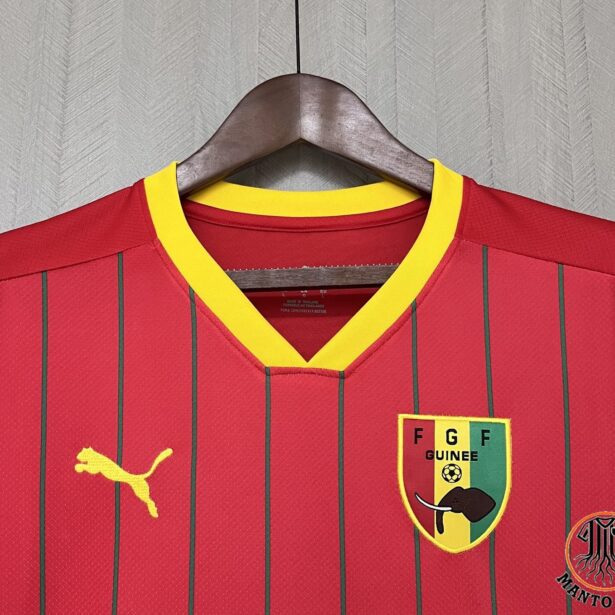 Miniatura de Camisa Futebol Seleção da Guinea – Modelo 2025