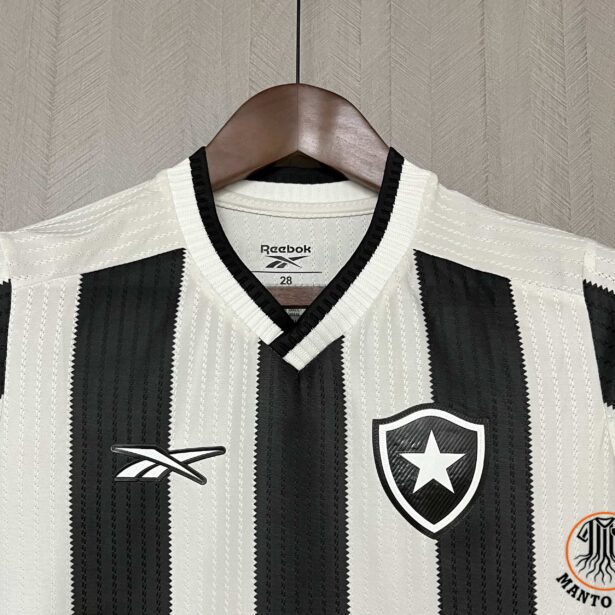 Miniatura de Kit Camisa e Shorts Futebol Botafogo – Infantil -Preto e Branca