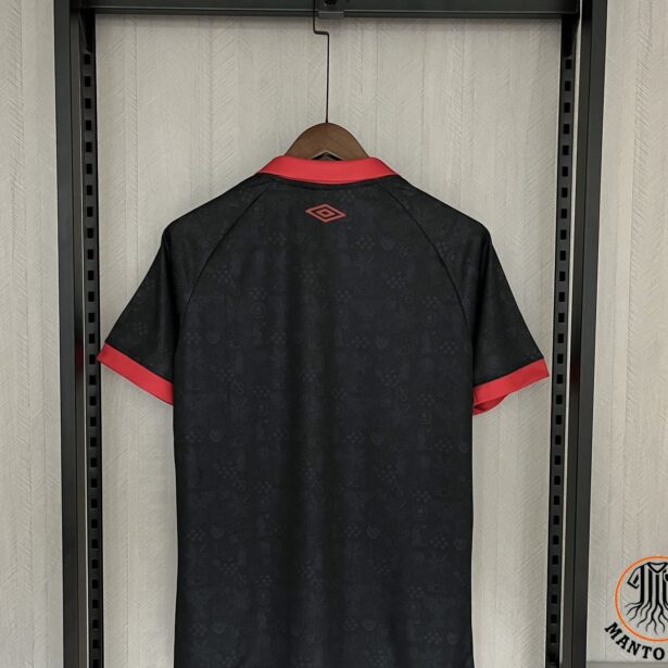 Miniatura de Camisa Futebol Sport – Modelo 2024 – Preta e Vermelha