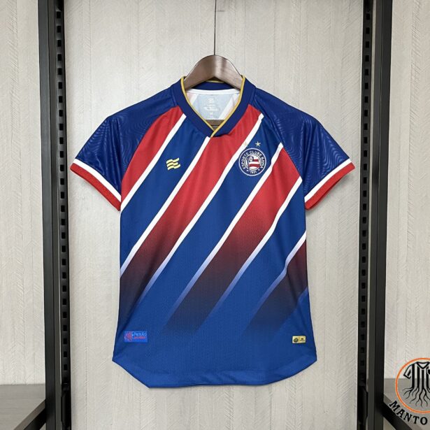 Camisa Futebol Bahia - Modelo Feminina 2024 - Tricolor