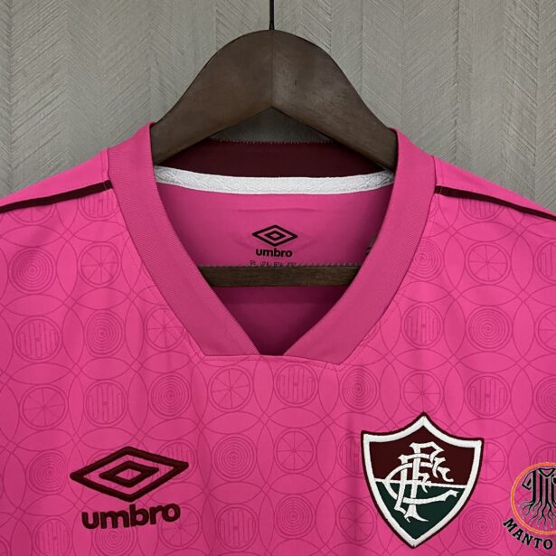 Miniatura de Camisa Futebol Fluminense – Modelo Feminina 2024 – Rosa