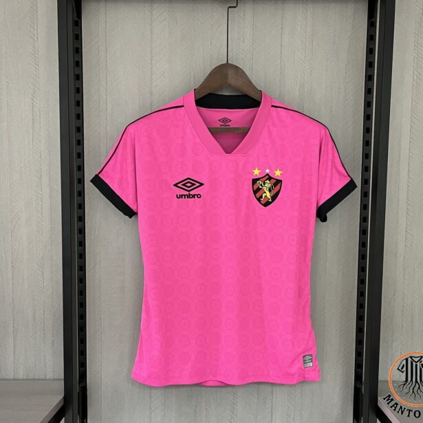 Camisa Futebol Sport - Modelo Feminina 2024 - Pink