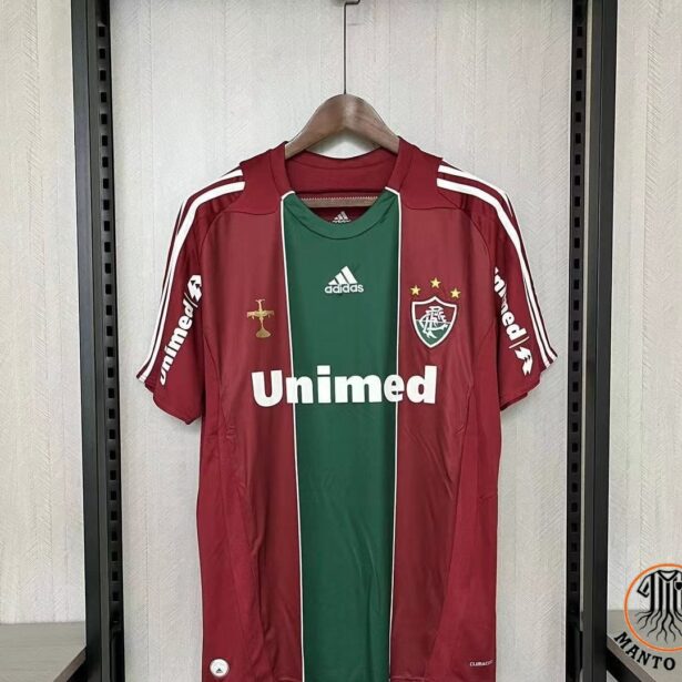 Camisa Futebol Fluminense - Modelo Retrô 2010 - Tricolor