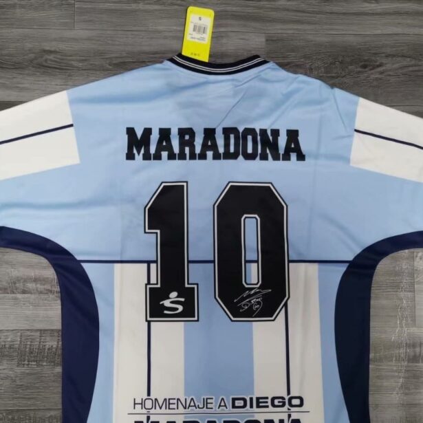 Miniatura de Camisa Futebol Seleção da Argentina – Modelo Especial Maradona