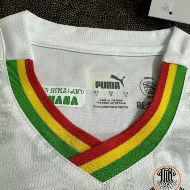 Miniatura de Camisa Futebol Seleção da Gana – Modelo 2025