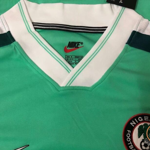 Miniatura de Camisa Futebol Seleção da Nigéria – Modelo Retrô 1998