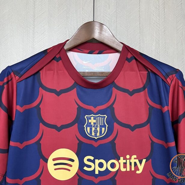 Miniatura de Camisa Futebol Barcelona- Azul e Grená- Modelo 2004