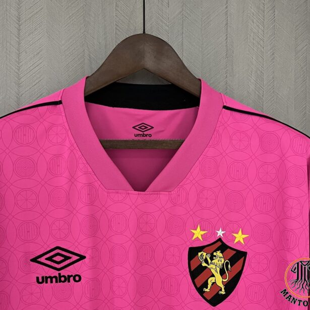 Miniatura de Camisa Futebol Sport – Modelo 2024 – Rosa