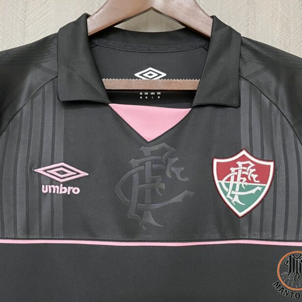 Miniatura de Camisa Futebol Fluminense – Modelo Feminina 2024 – Preta