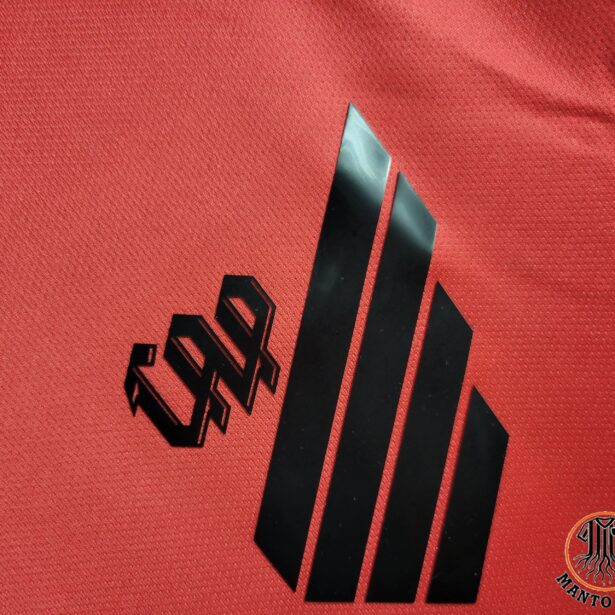 Miniatura de Camisa Futebol Atlético Paranaense – Modelo Manga Longa 2024-Vermelha
