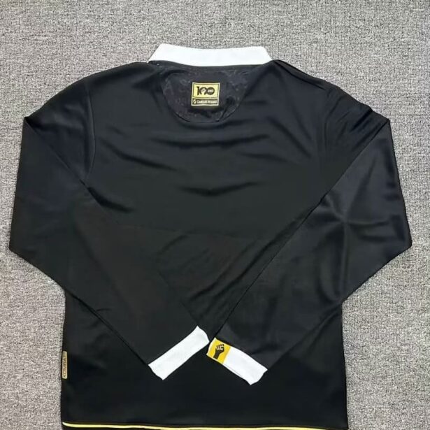 Miniatura de Camisa Futebol Vasco – Modelo Manga Longa – 2024- Preta