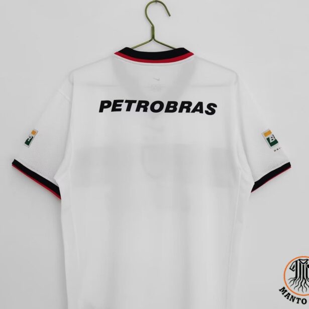 Miniatura de Camisa Futebol Flamengo – Modelo Retrô 2001 – Branca