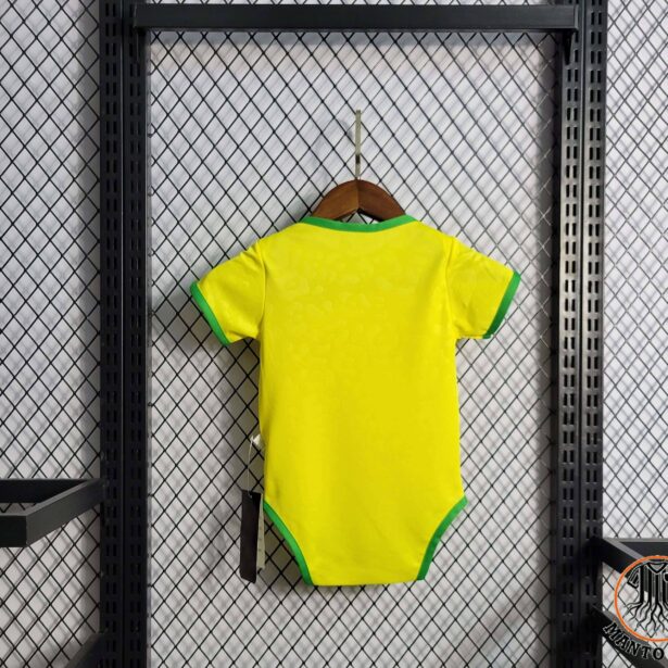 Miniatura de Camisa Futebol Seleção Brasileira – Body Bebê