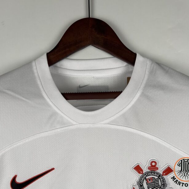 Miniatura de Camisa Futebol Corinthians – Modelo Feminina Mandante 2023