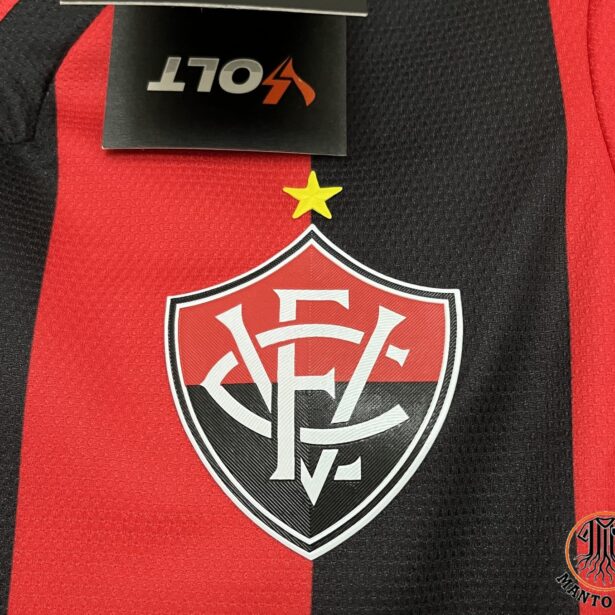 Miniatura de Camisa Futebol Vitória – Modelo Feminina 2024 – Rubro Negra