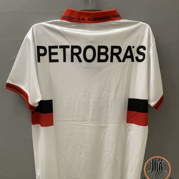 Miniatura de Camisa Futebol Flamengo – Modelo Retrô 1994 – Branca