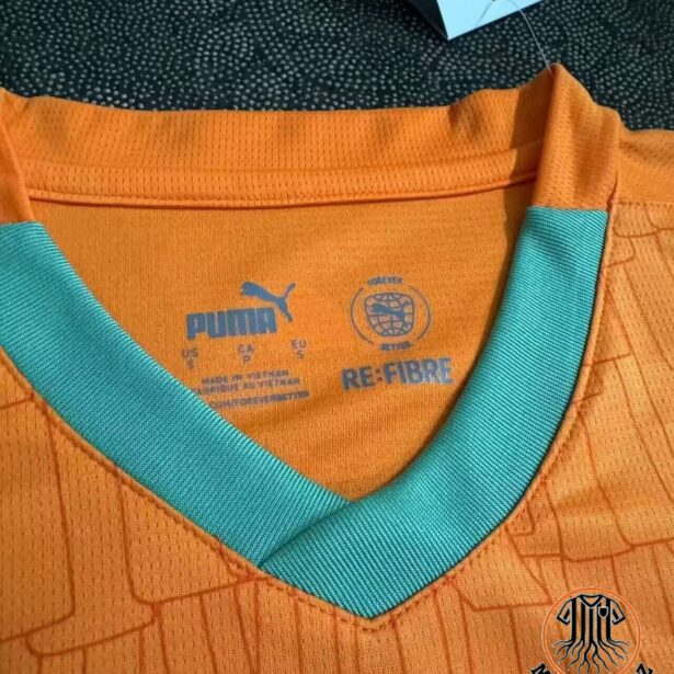 Miniatura de Camisa Futebol Seleção da Costa do Marfim – Modelo 2025