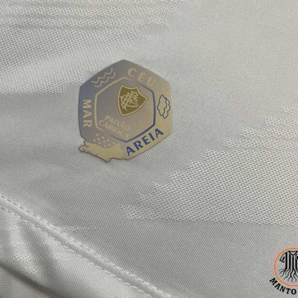 Miniatura de Camisa Futebol Fluminense – Modelo Feminina 2024 – Branca