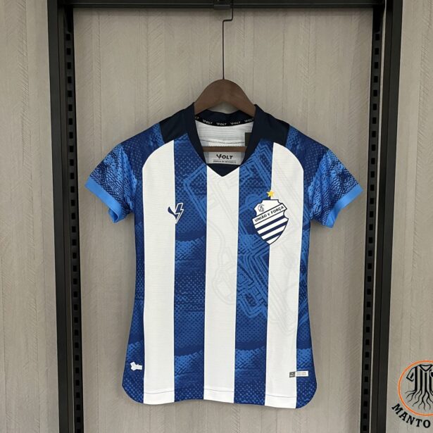 Camisa Futebol CSA - Modelo Feminina 2024 - Azul e Branca