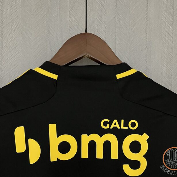 Miniatura de Camisa Futebol Atlético Mineiro – Modelo 2024 – Preta