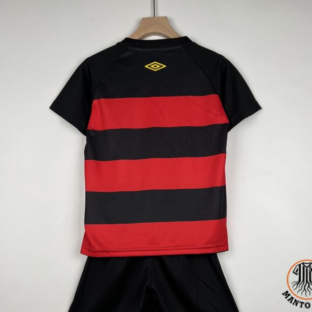 Miniatura de Kit Camisa e Shorts Futebol Sport Recife – Infantil – Rubro Negro