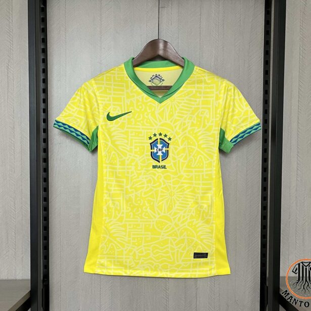 Camisa Futebol Seleção Brasileira - Modelo 2024 - Amarela