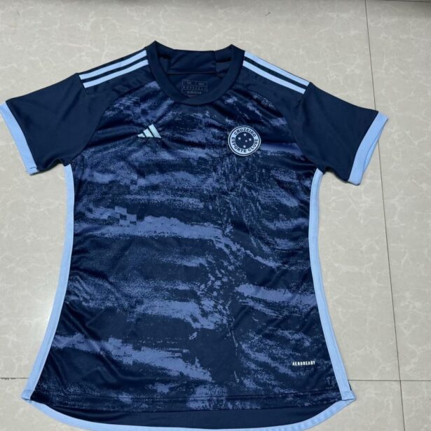 Camisa Feminina Futebol Cruzeiro - Modelo 2024 - Azul Escuro