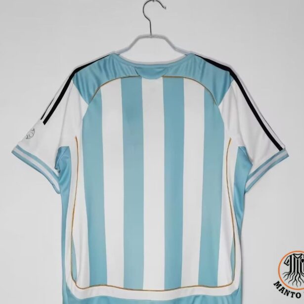 Miniatura de Camisa Futebol Seleção da Argentina – Modelo Retrô 2006