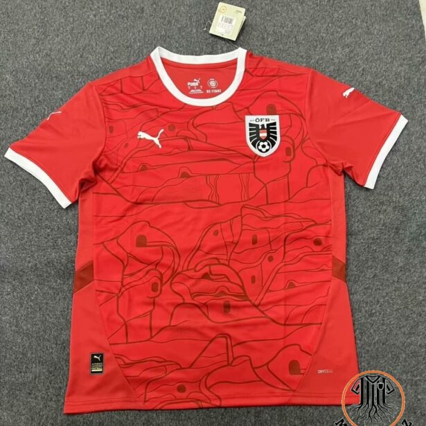 Camisa Futebol Seleção da Áustria - Modelo 2025
