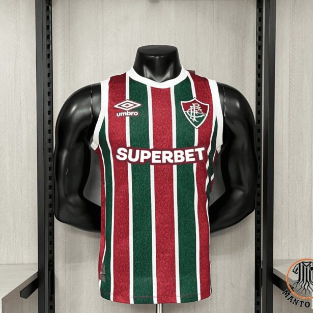 Miniatura de Camisa Futebol Fluminense – Modelo 2024 Regata – Tricolor