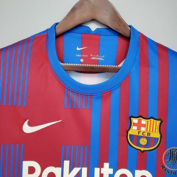 Miniatura de Camisa Futebol Barcelona- Azul e Grená – Modelo 2022