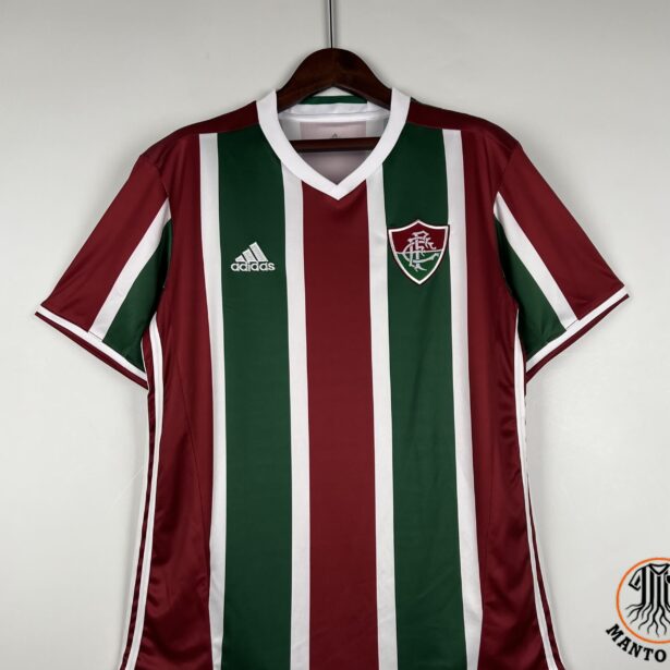 Camisa Futebol Fluminense - Modelo Retrô 2017 - Tricolor