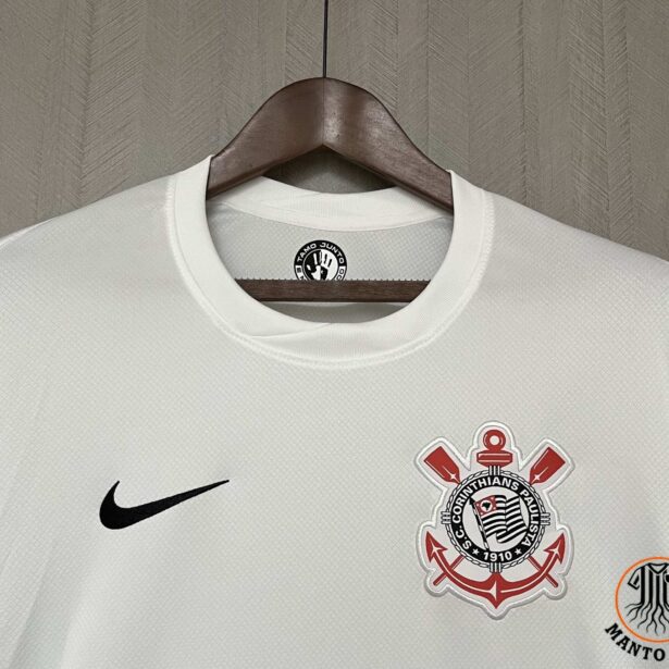 Miniatura de Camisa Futebol Corinthians – Modelo Mandante 2025