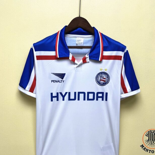 Camisa Futebol Bahia - Modelo Retrô 1998 - Branca