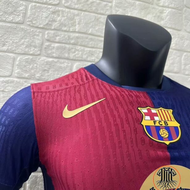 Miniatura de Camisa Futebol Barcelona – Modelo 2024 – Azul e Grená
