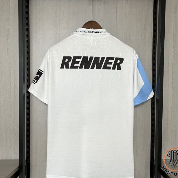 Miniatura de Camisa Futebol Grêmio – Modelo Retrô 1996 – Branca