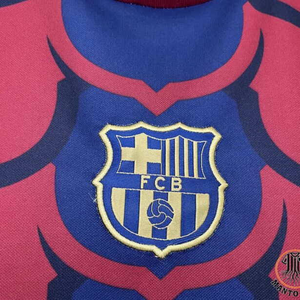 Miniatura de Camisa Futebol Barcelona- Azul e Grená- Modelo 2004