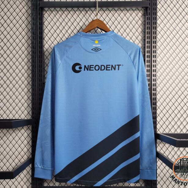 Miniatura de Camisa Futebol Atlético Paranaense – Modelo Manga Longa 2024 – Azul Clara –