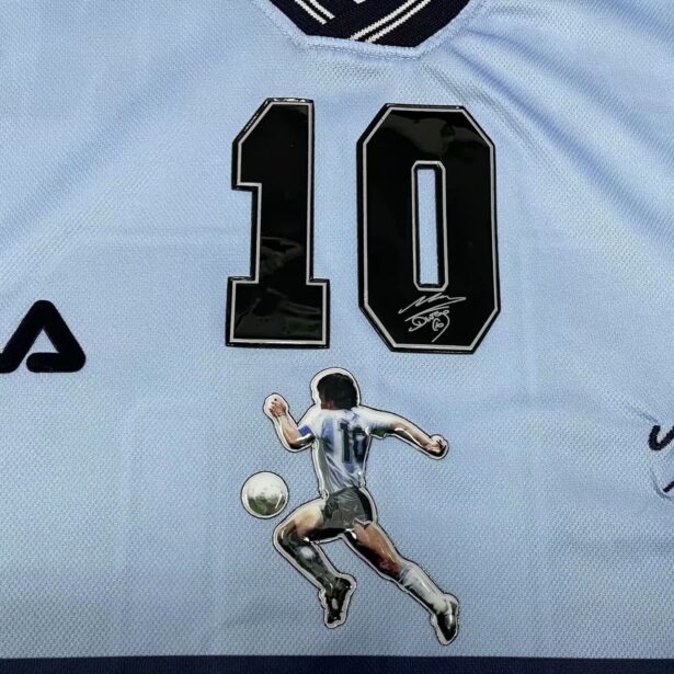 Miniatura de Camisa Futebol Seleção da Argentina – Modelo Especial Maradona