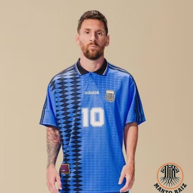 Miniatura de Camisa Futebol Seleção da Argentina – Modelo Retrô 1994